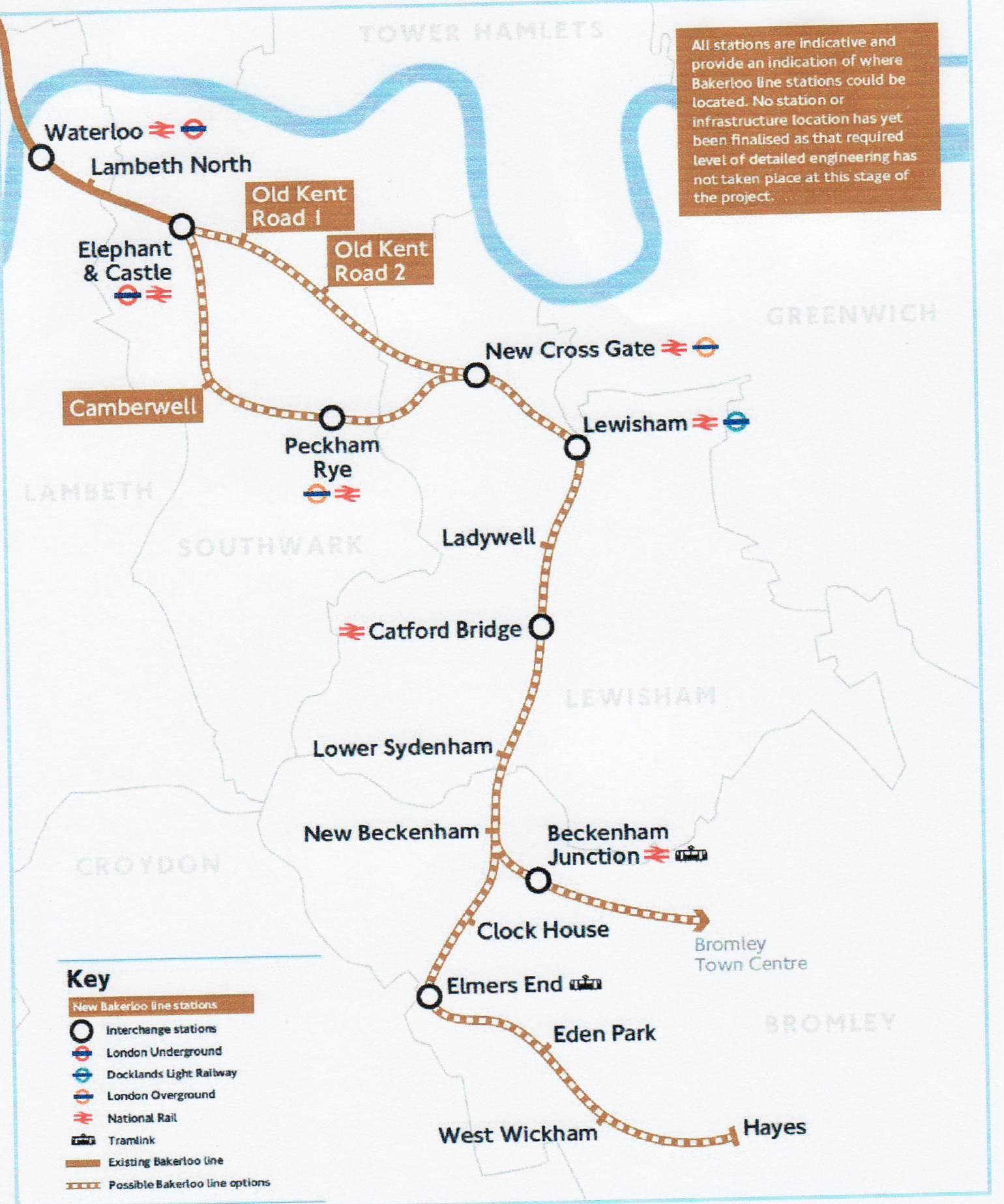 Extension of Bakerloo Line to Hayes and Beckenham Junction | West ...